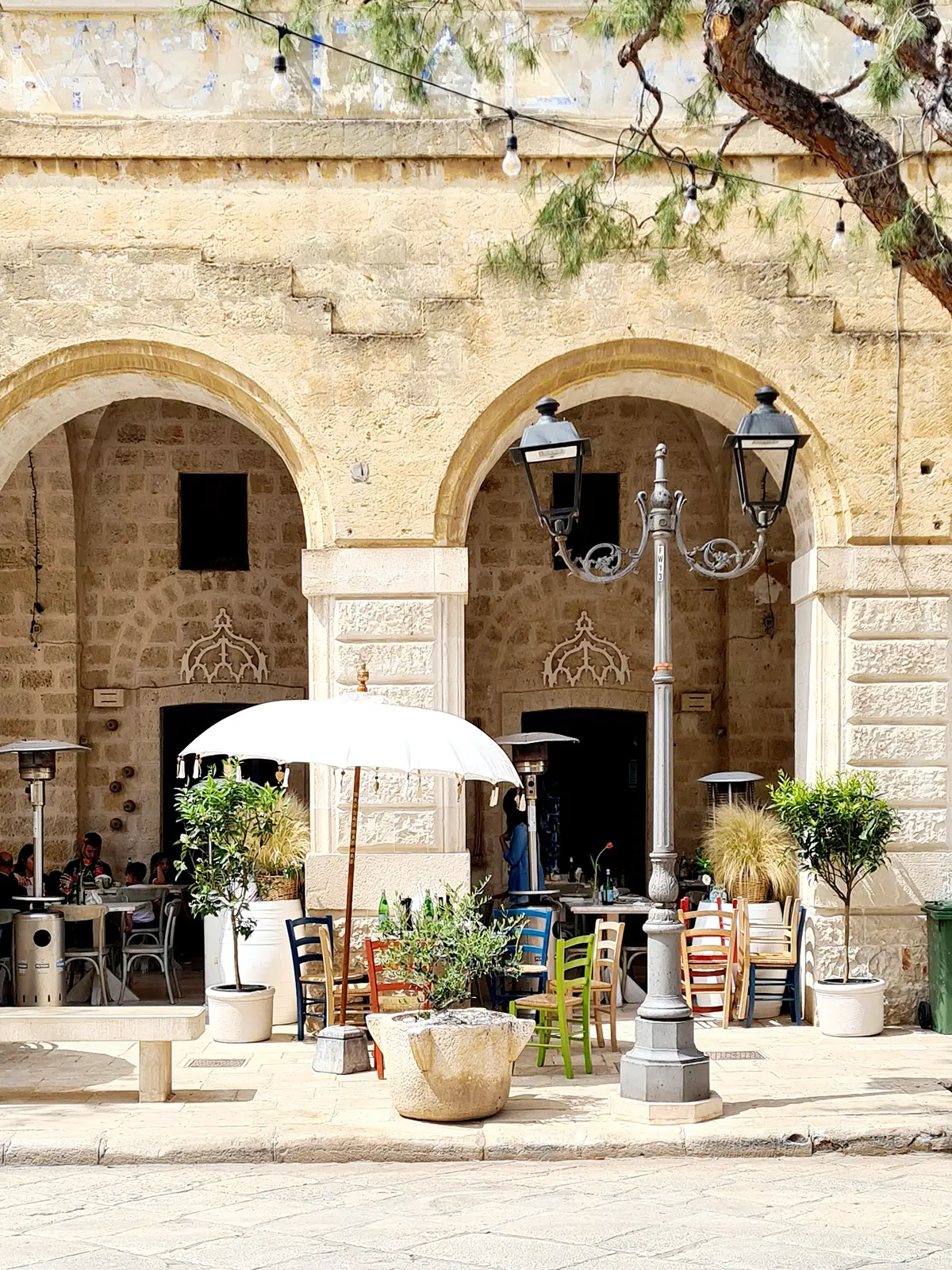 In Fasano eten Puglia