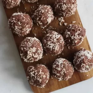 Bliss balls kokos recept