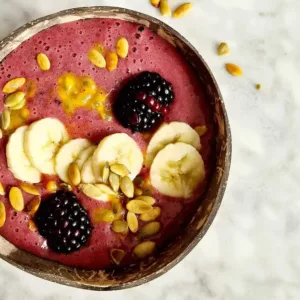 Bramen smoothie met passievrucht