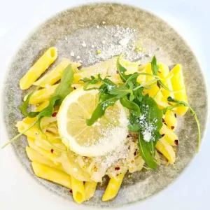 Citroenpasta vegan recept