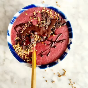 Rode bieten kokos smoothie drinken