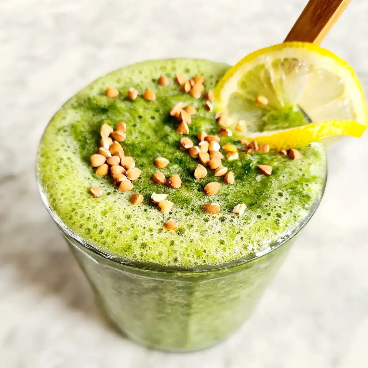 Smoothie met banaan en citroen