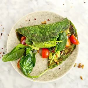 Spinazie pannenkoeken