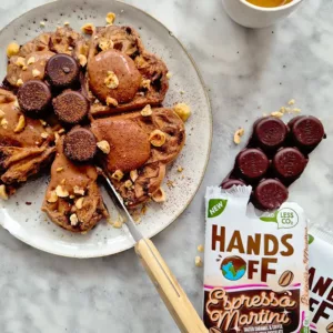 Vegan chocolade wafels bakken