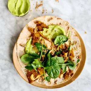 Wrap met kip vegan