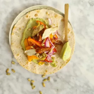 Wraps met avocado maken