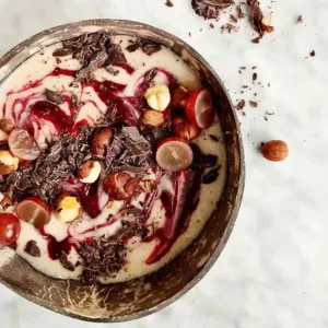 nicecream swirl icecream aardbei