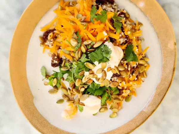 Quinoa salade met wortel