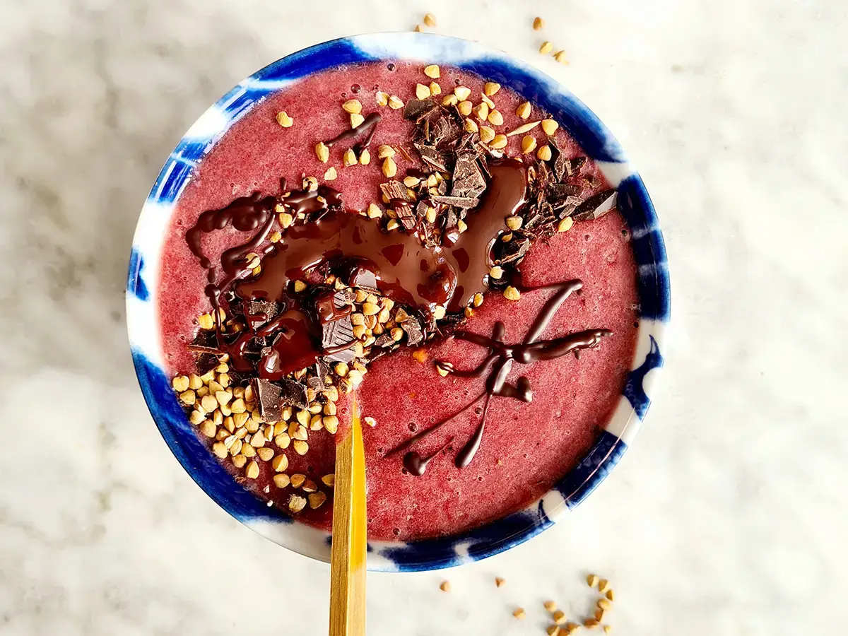 Smoothie met rode biet Smoothie met rode biet