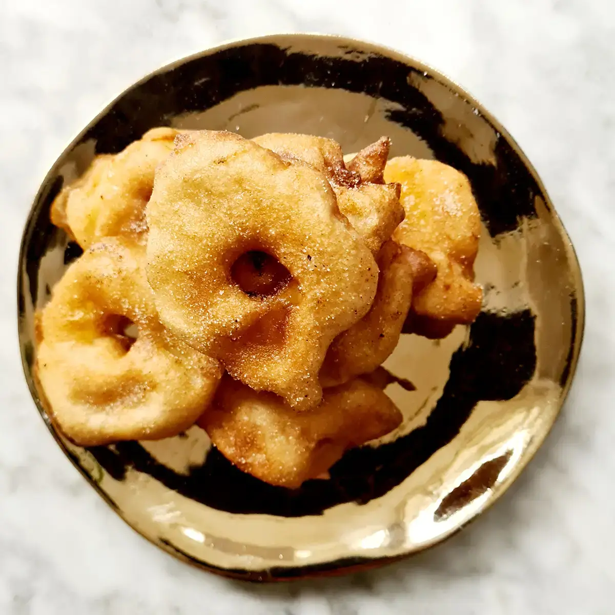 Vegan appelbeignets maken