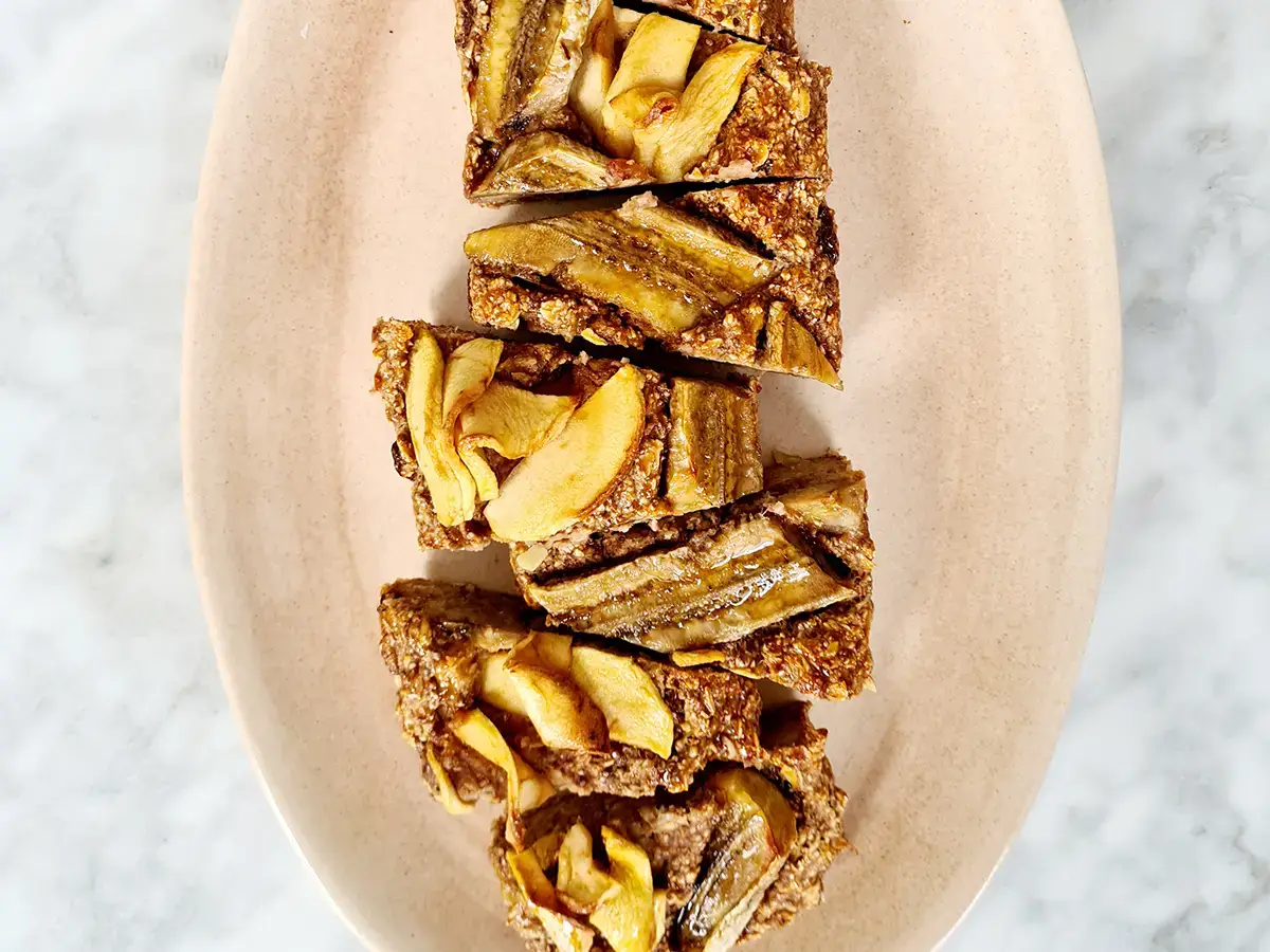 Vegan bananenbrood met appel recept