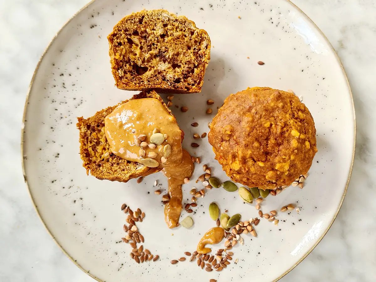 Vegan pompoen muffins maken