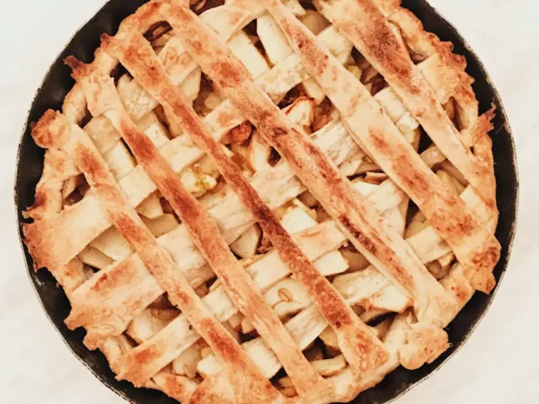 Glutenvrije vegan appeltaart
