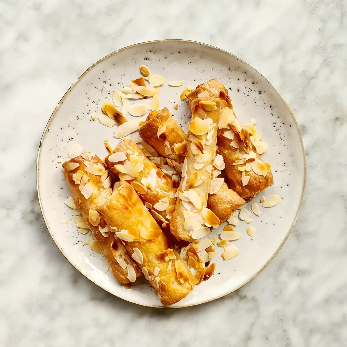 Banketstaaf met spijs