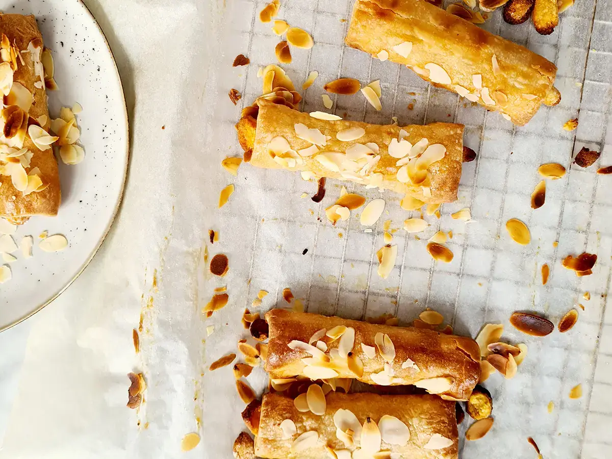 Bladerdeeeg met spijs