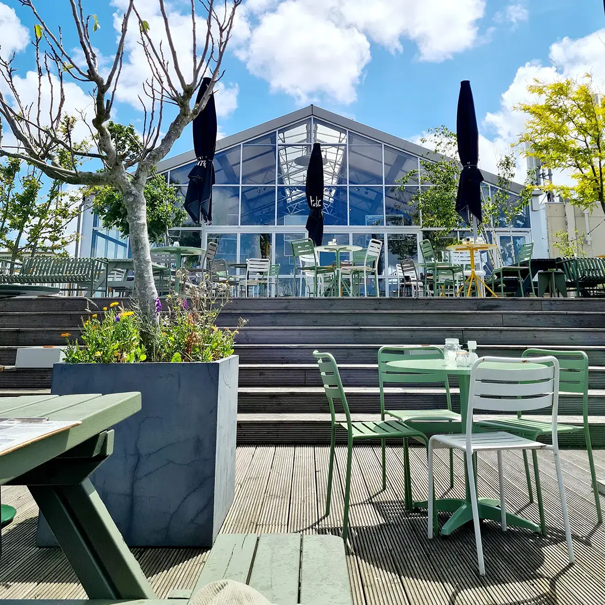 De Dakkas in Haarlem terras