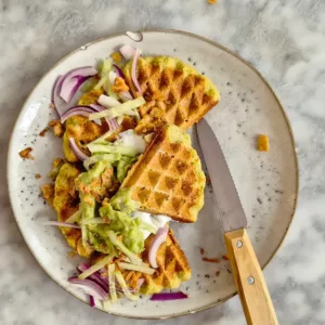Hartige wafels bakken