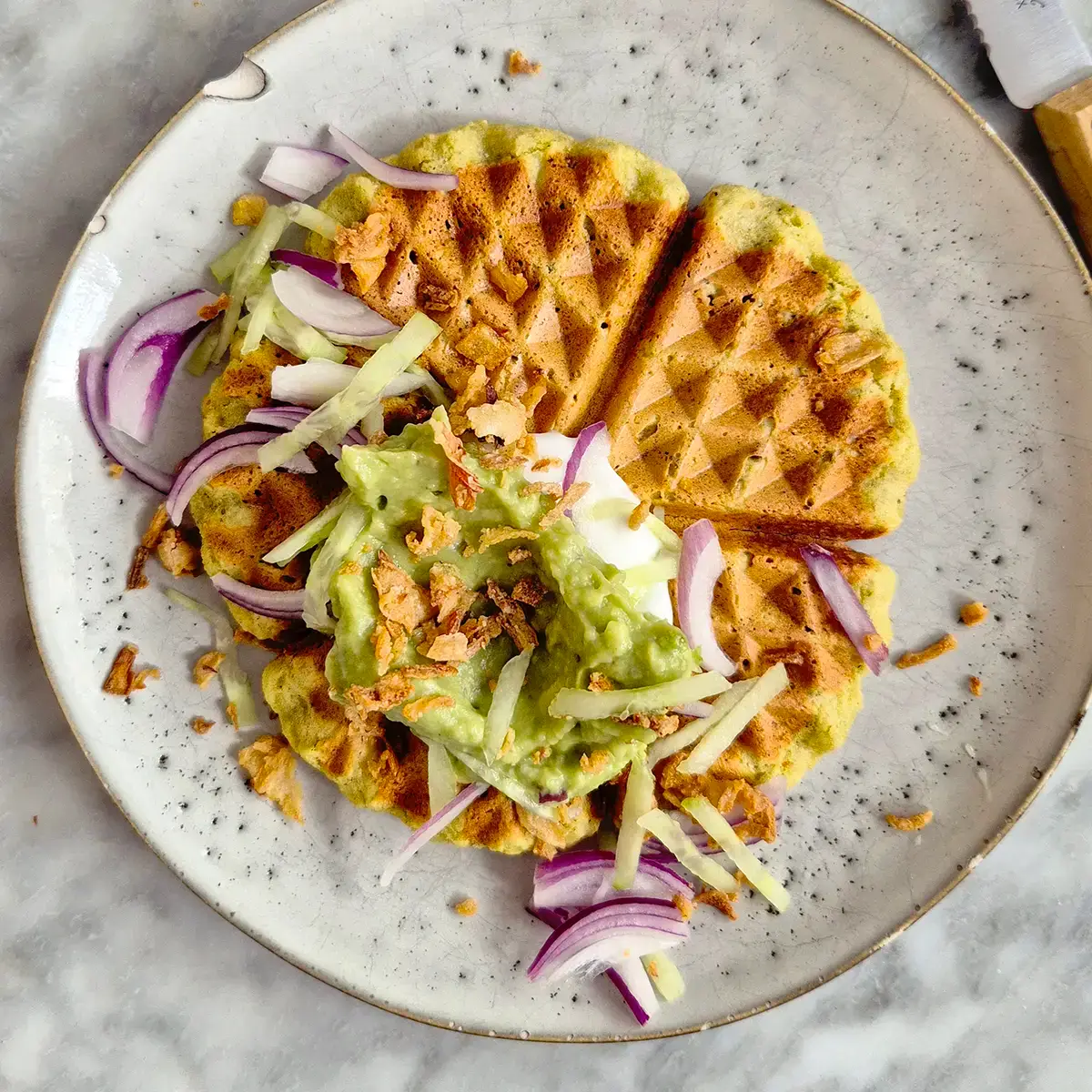 Hartige wafels vegan en glutenvrij