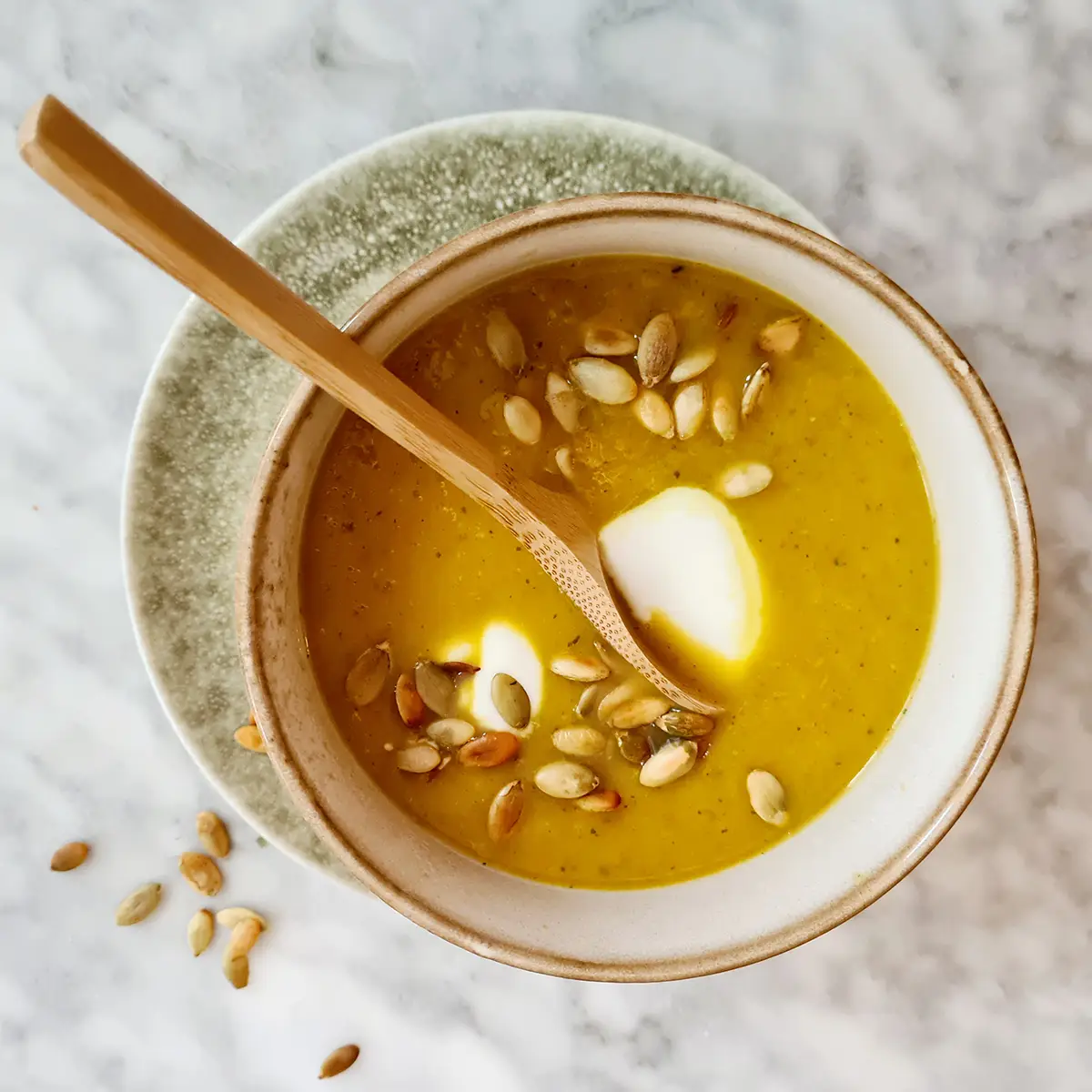 Pompoensoep met wortel recept