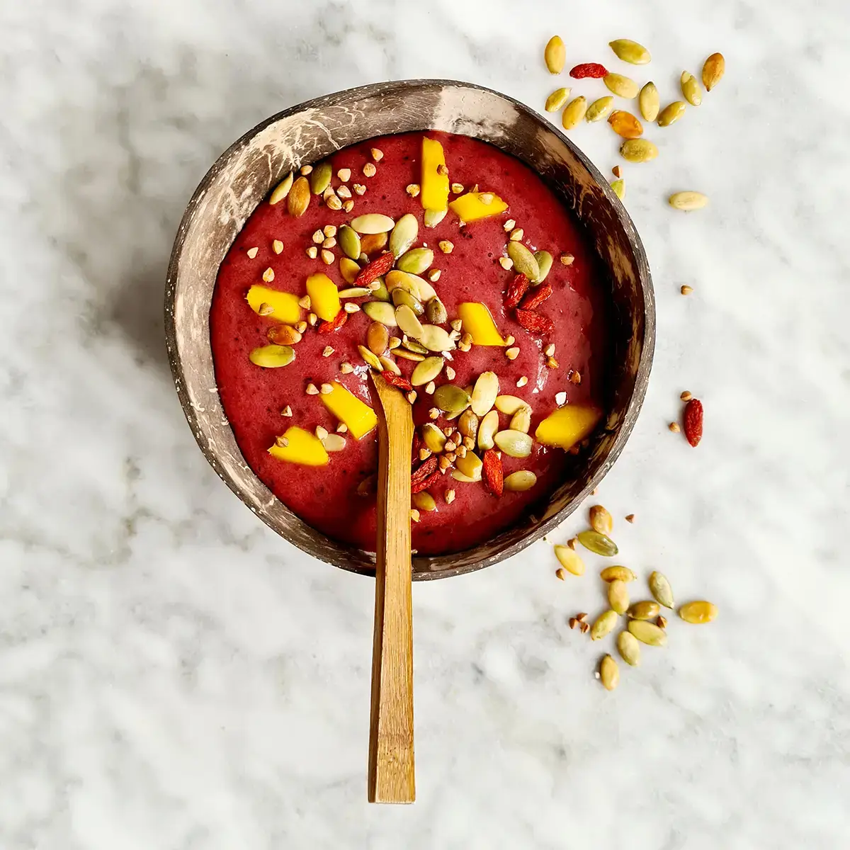 Smoothiebowl van fruit