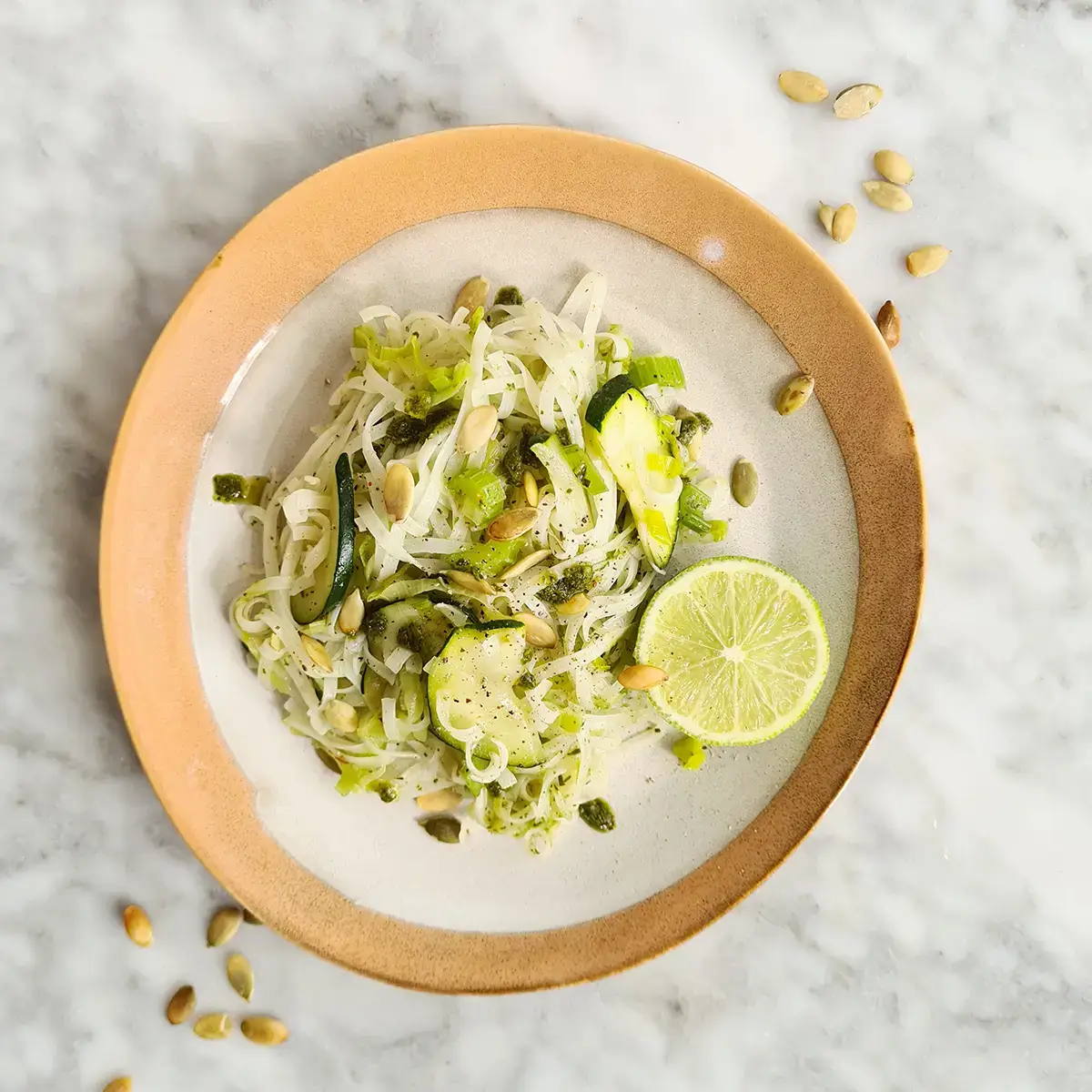 Tagliatelle met pesto maken