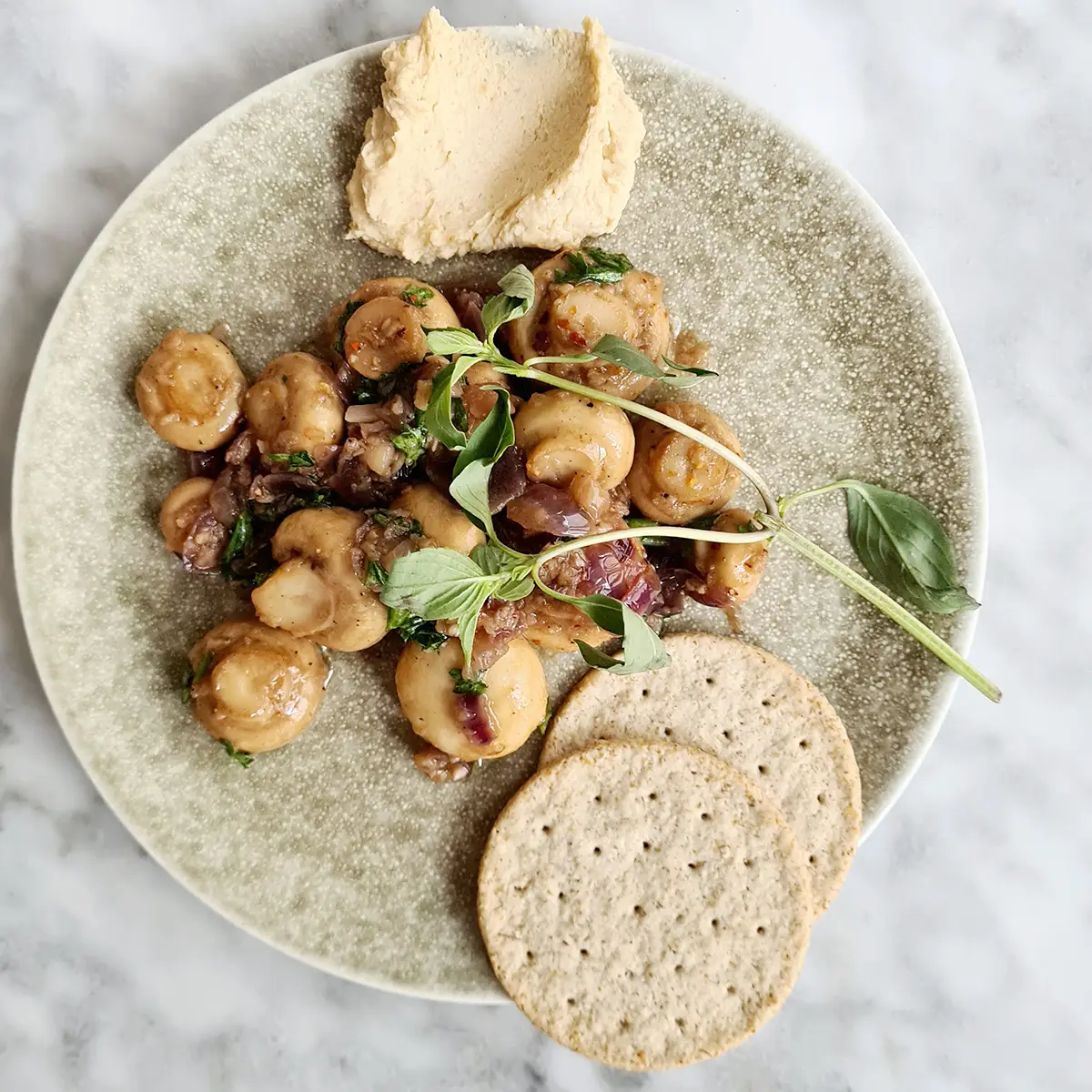 Knoflook champignons Knoflook champignons