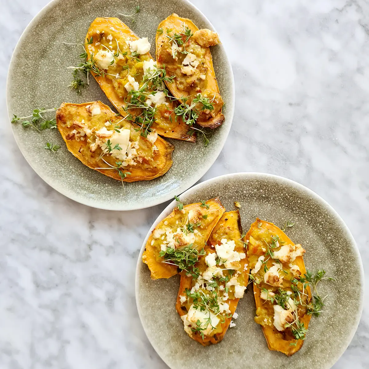 Zoete aardappel toast