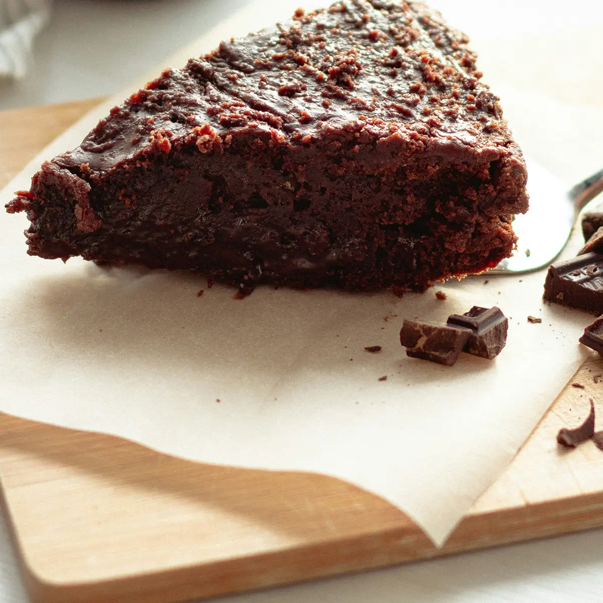 Chocolade taart brownie