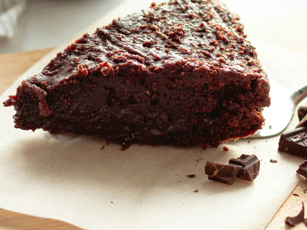 Chocoladetaart brownie