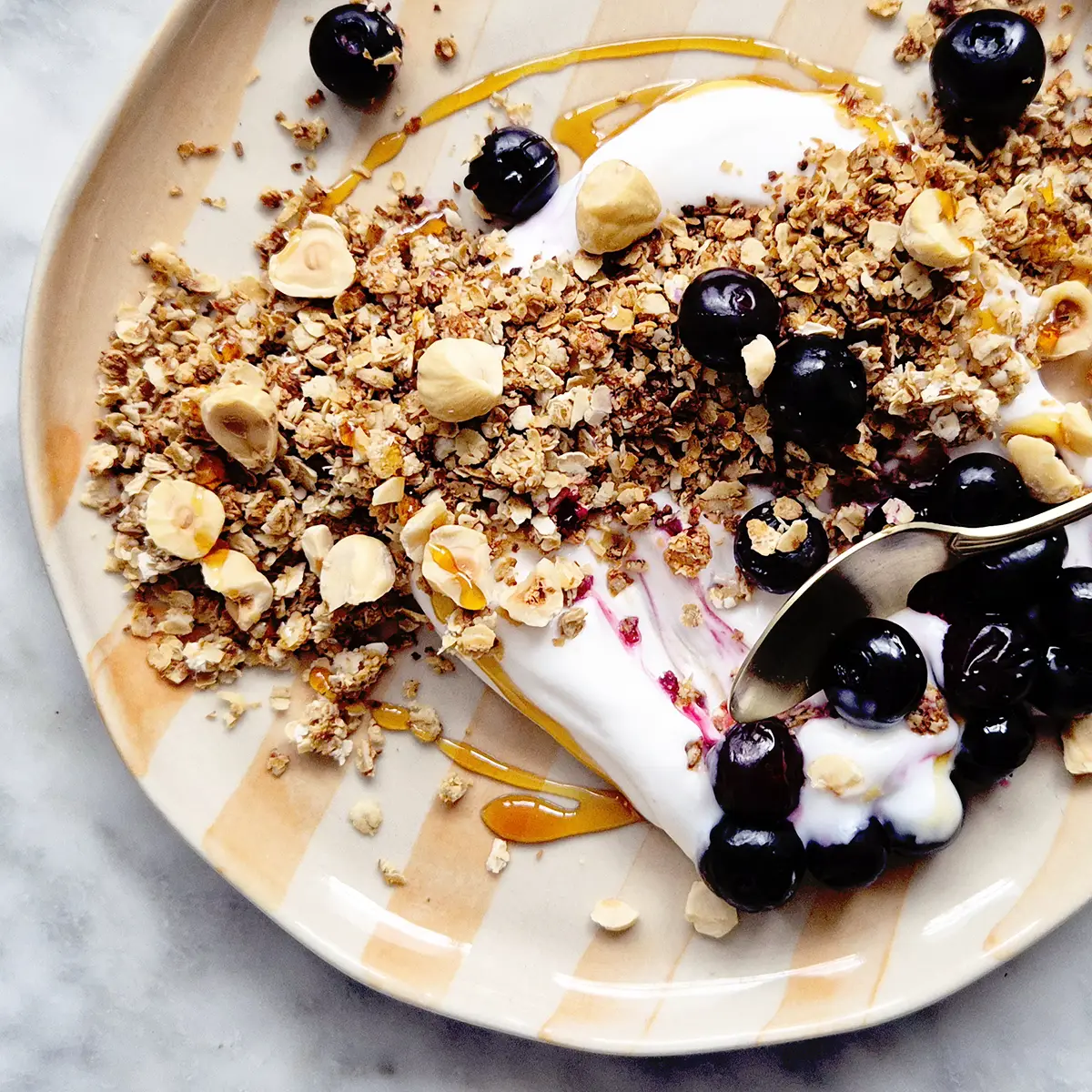 Snelle krokante havermout uit de pan