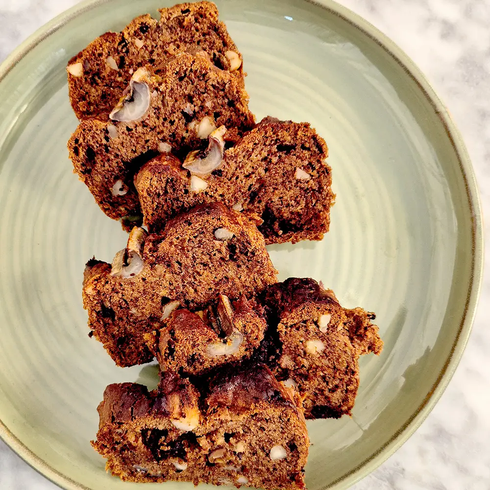 Het beste vegan bananenbrood