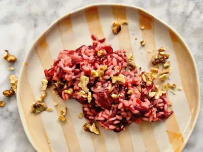 Vegan rode bietenrisotto (in 30 minuten!)