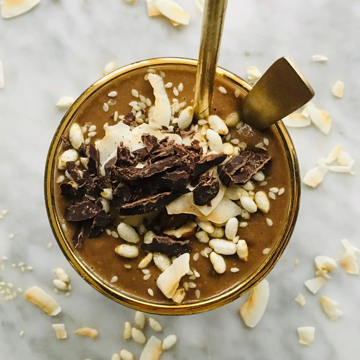 Smoothie chocolade met dadels