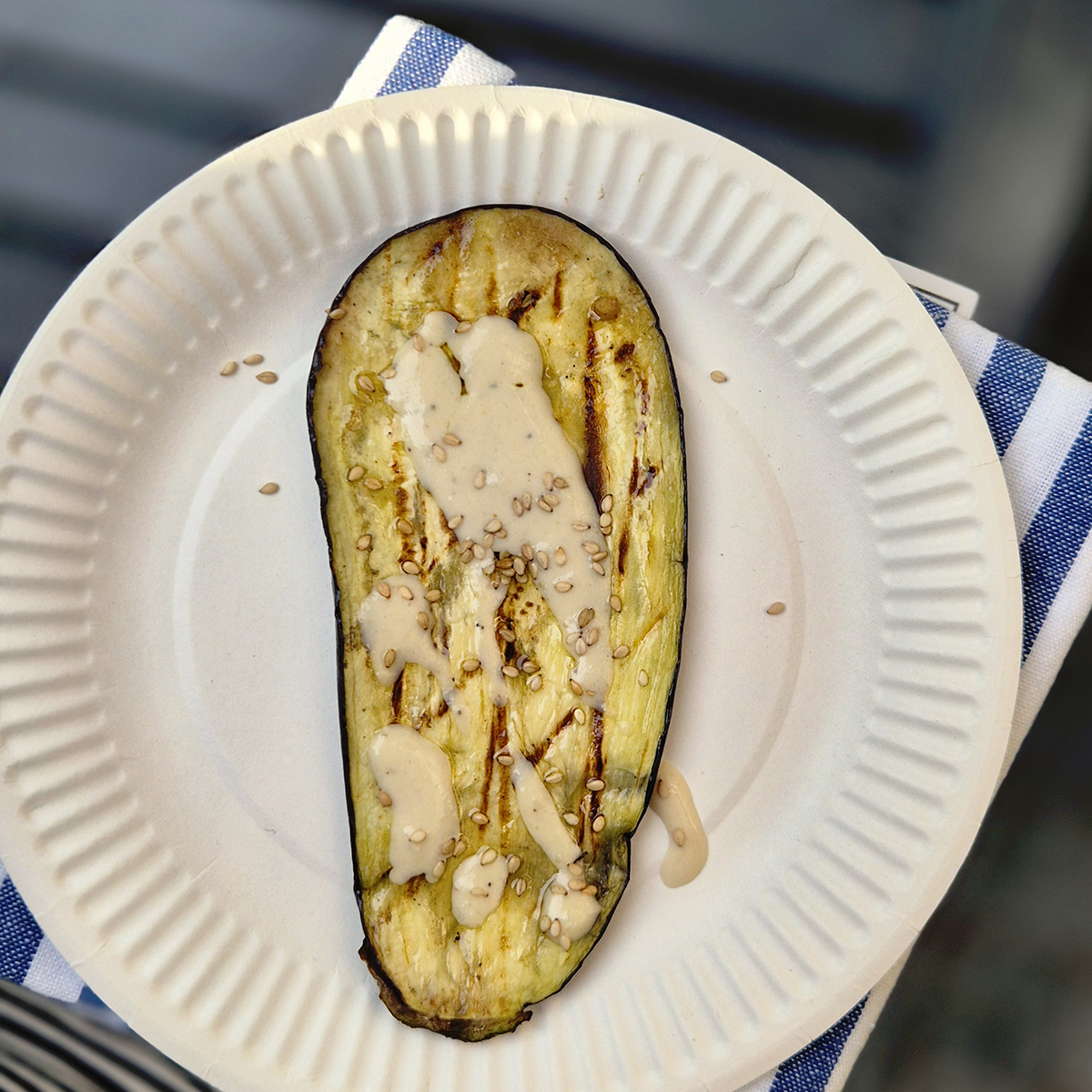 Vegan aubergine bbq Vegan aubergine bbq
