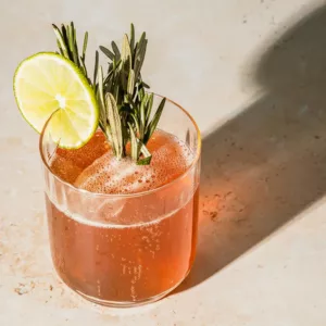 Mocktail met bloedsinaasappel